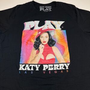 NEW KATY PERRY Play Las Vegas Concert Tour T SHIRT Sz Mens XL Pop